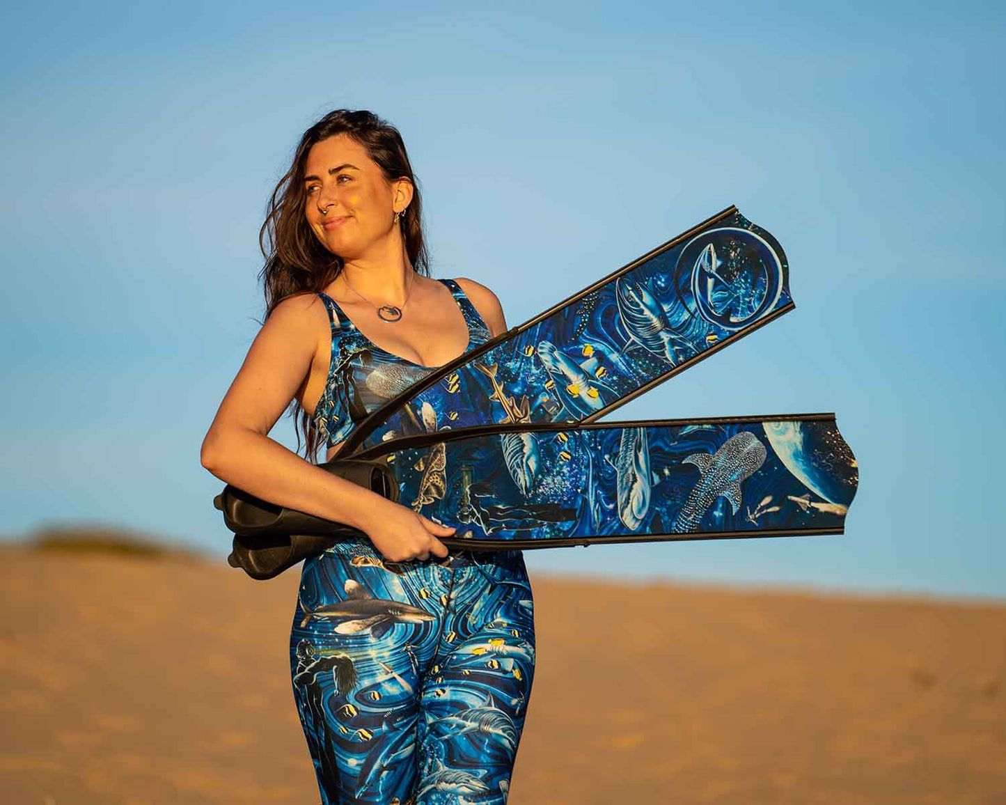 Space Shark Carbon Freediving Blades