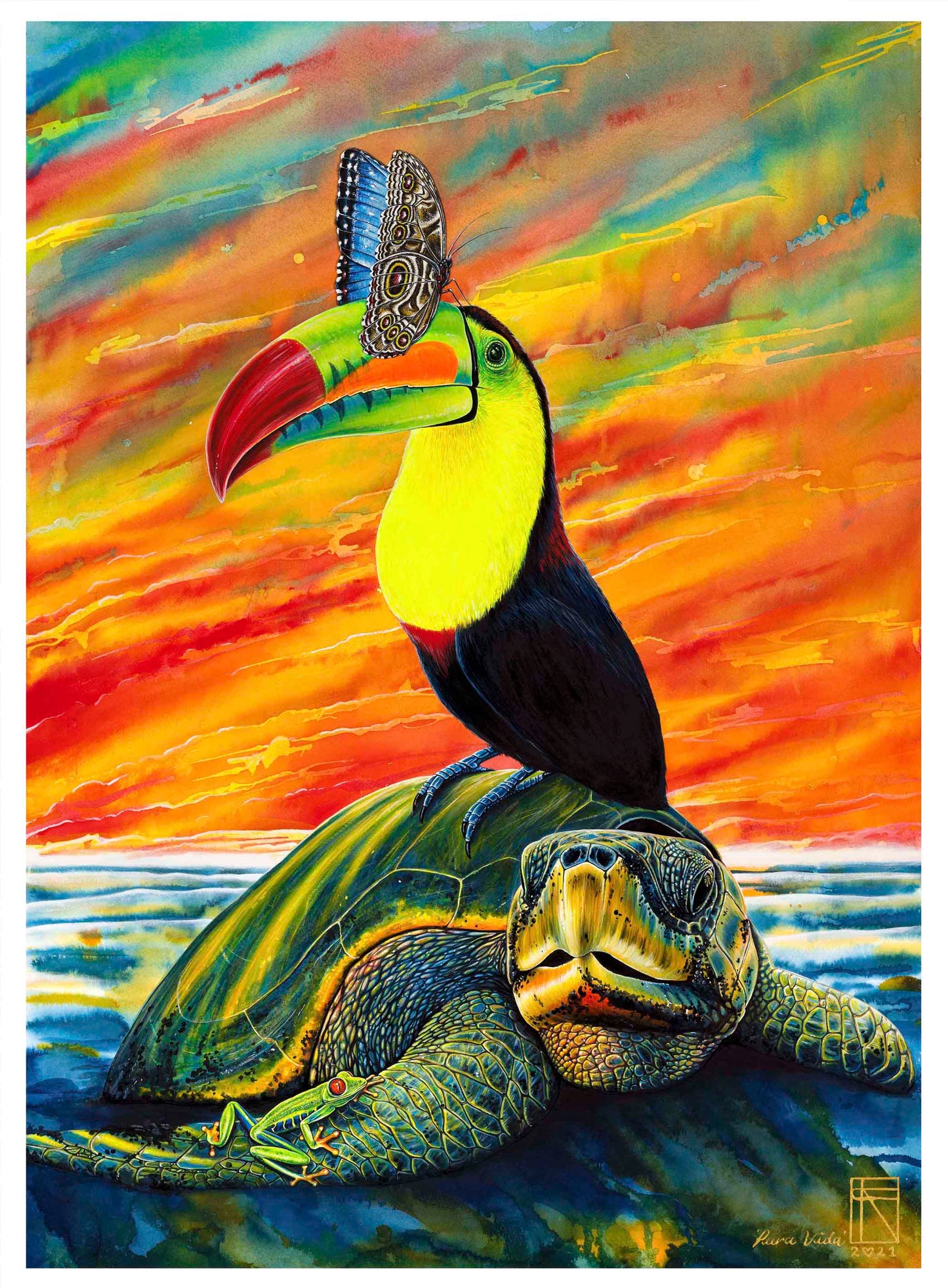Pura Vida Giclée Print