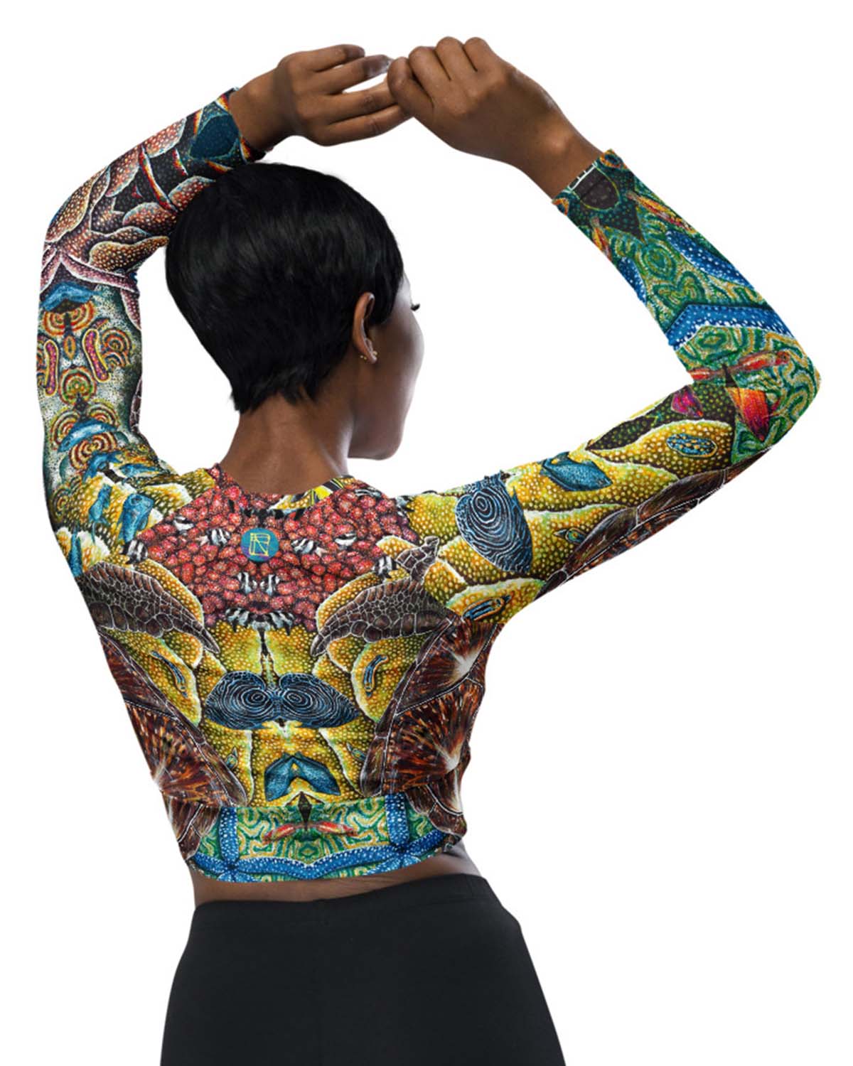 Rainbow City Eco Swim Long-Sleeve top