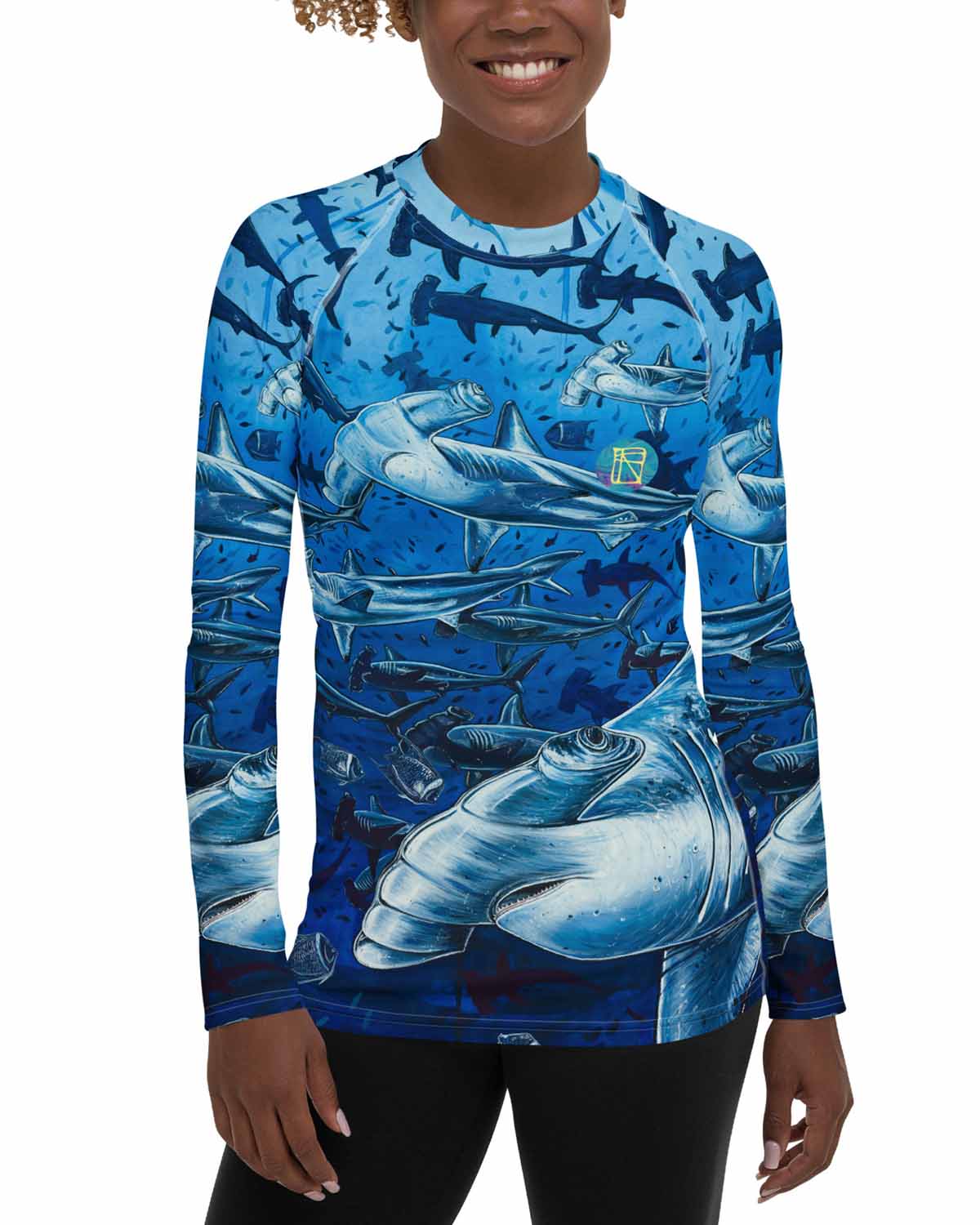 Divine Feminine Full print Women's Rash Guard