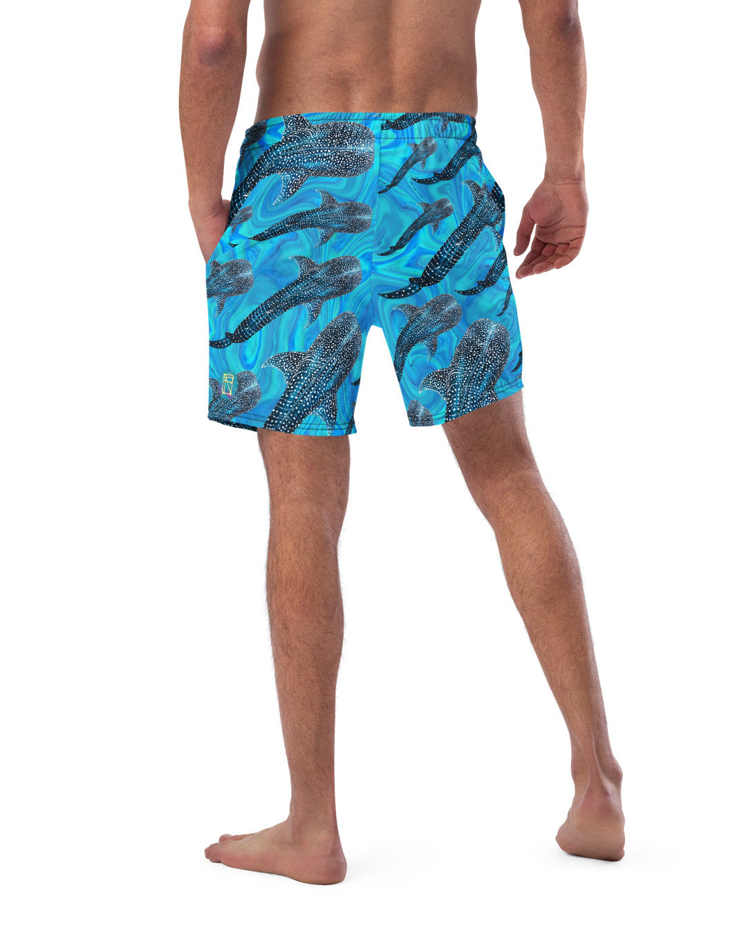 Groovy Whale Shark Eco Swim Trunks