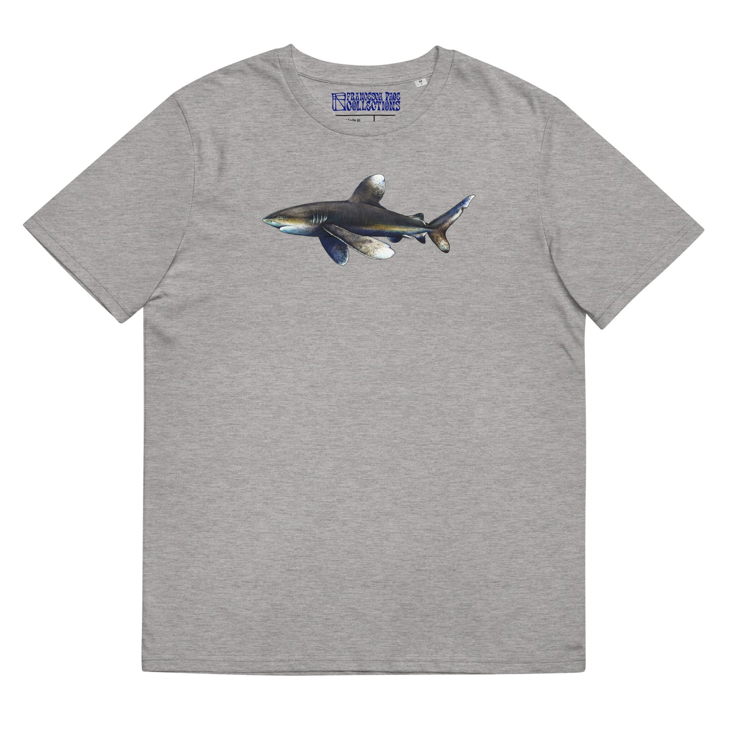 Oceanic Whitetip Shark Unisex Organic T-Shirt