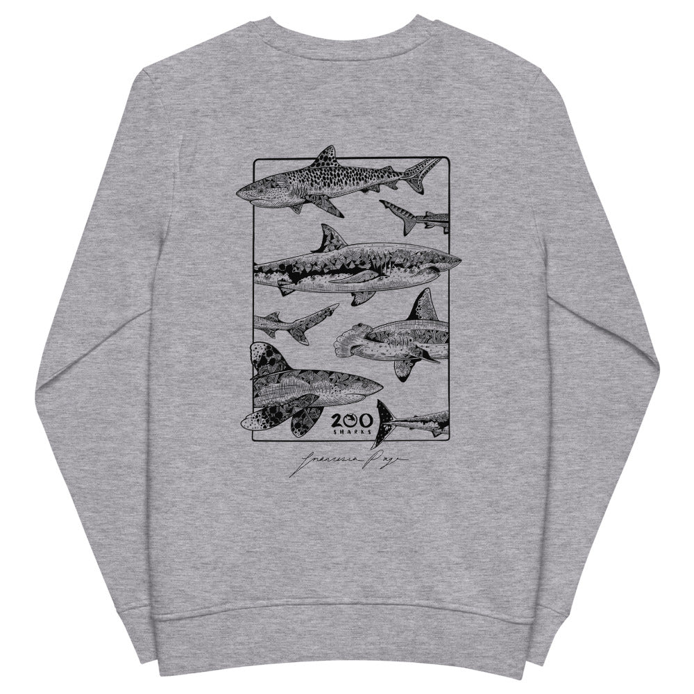 OG 200 Sharks Unisex Organic Sweatshirt - Light Shades