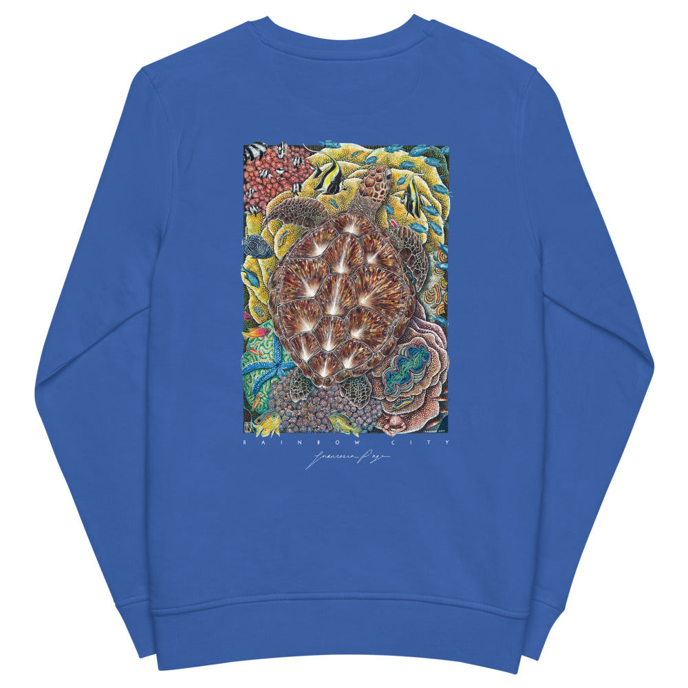 Rainbow City Unisex Organic Sweatshirt - Dark Shades