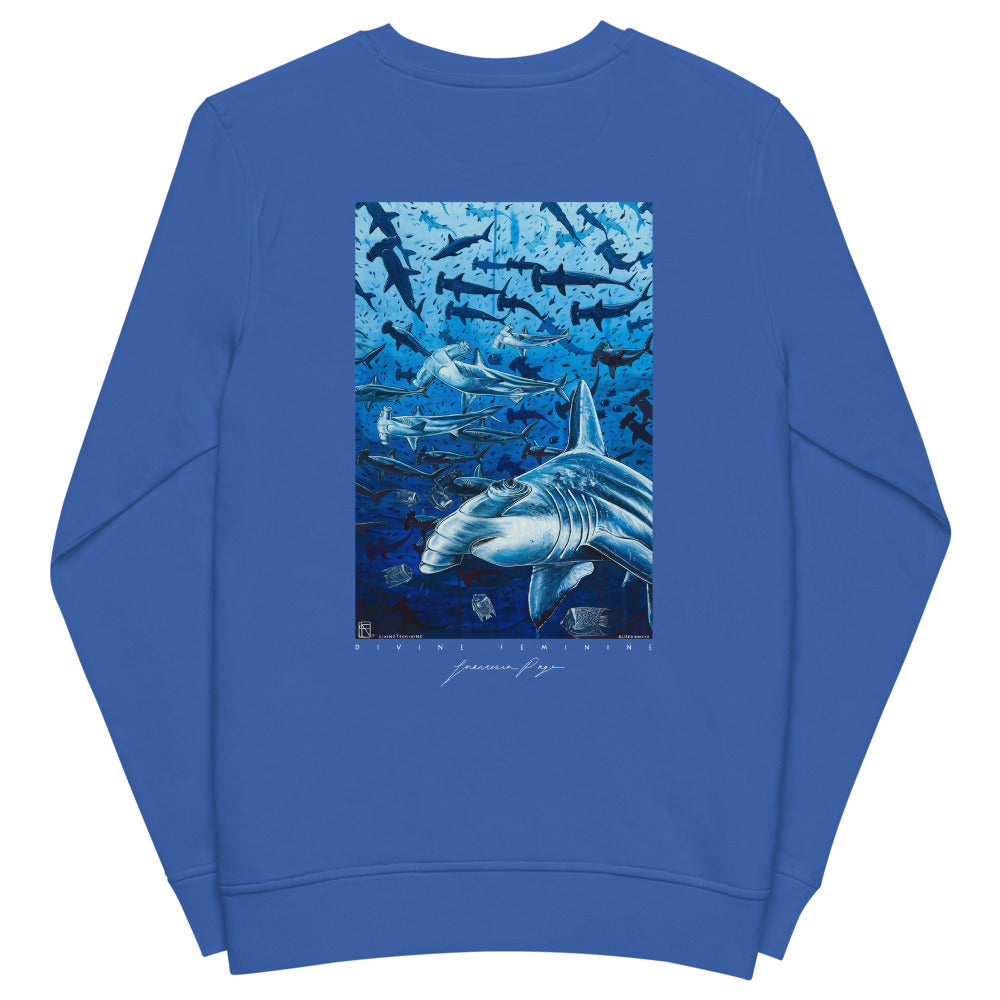 Divine Feminine Unisex Organic Sweatshirt - Dark Shades