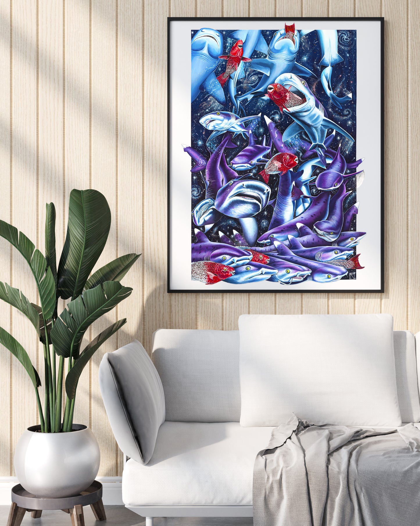 Cosmic Lovers Giclée Print