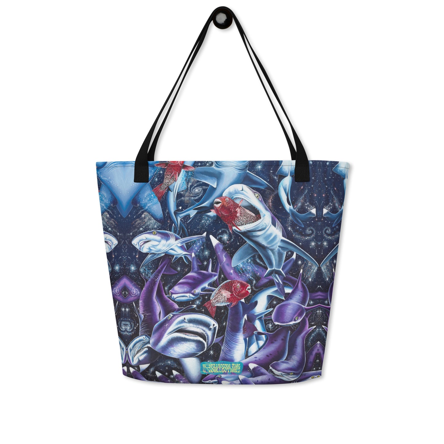 Cosmic Lovers Large Tote Bag