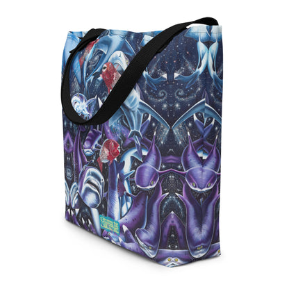 Cosmic Lovers Large Tote Bag