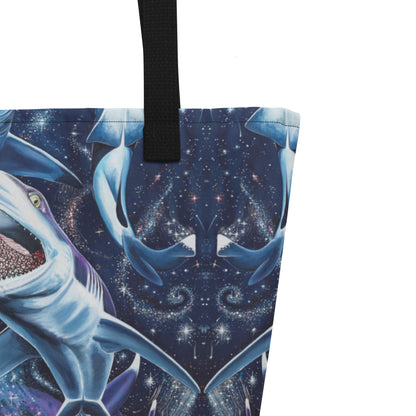 Cosmic Lovers Large Tote Bag