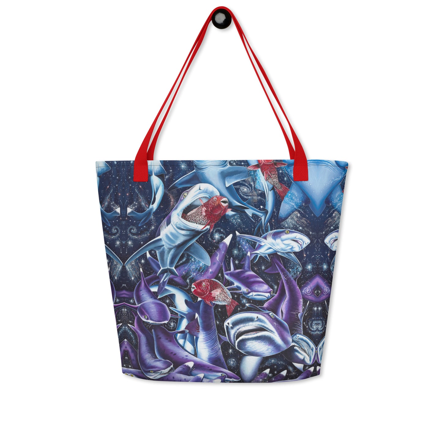 Cosmic Lovers Large Tote Bag