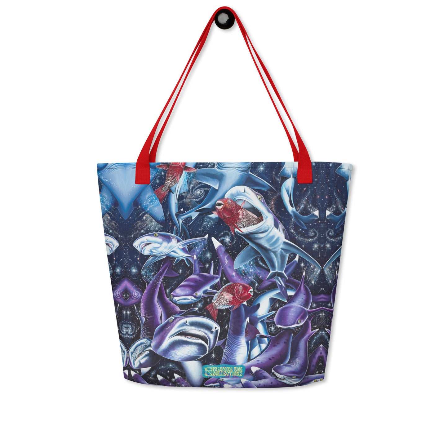 Cosmic Lovers Large Tote Bag