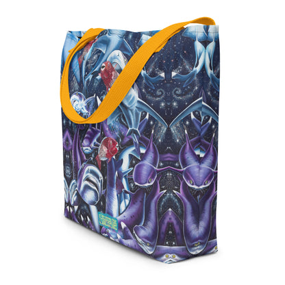 Cosmic Lovers Large Tote Bag