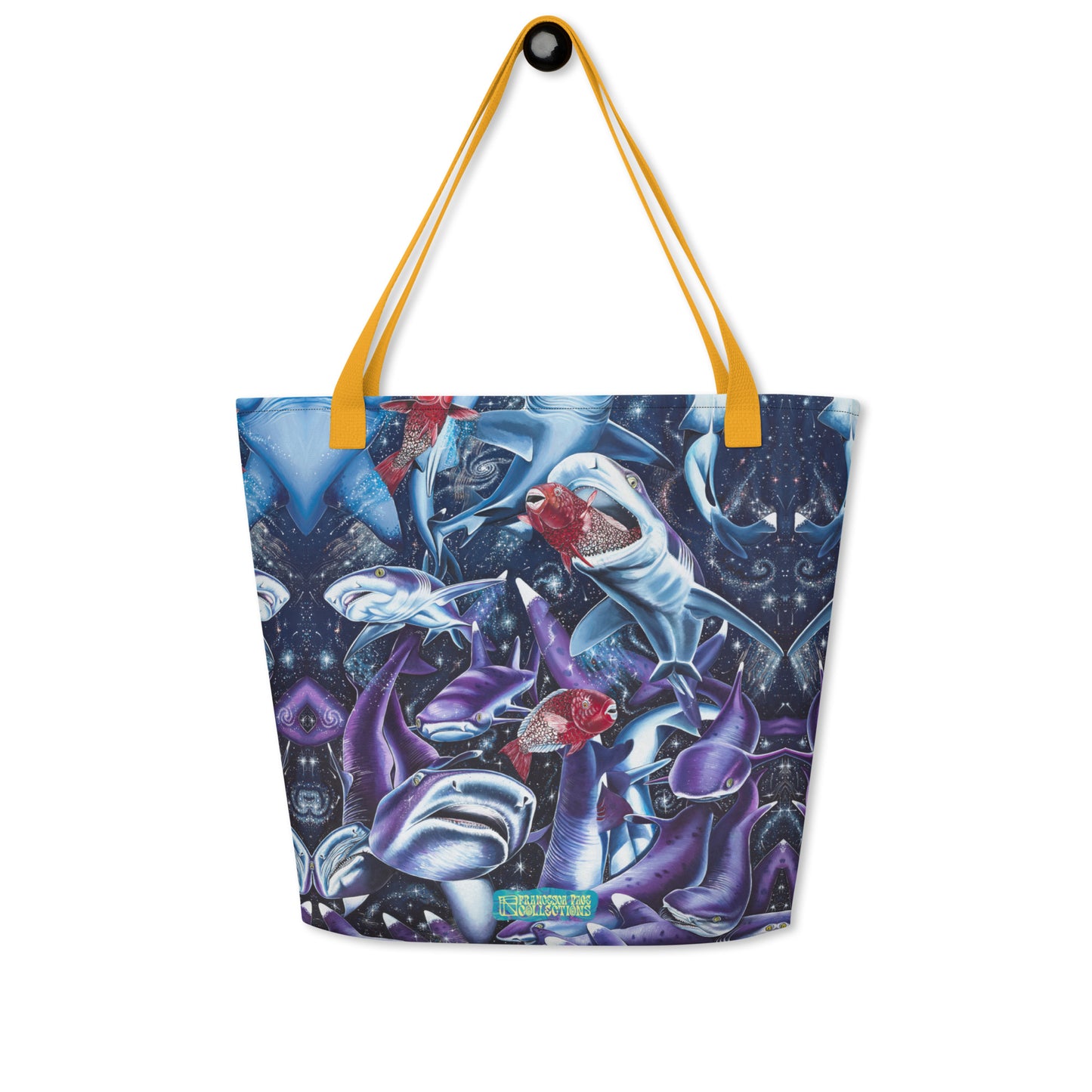 Cosmic Lovers Large Tote Bag