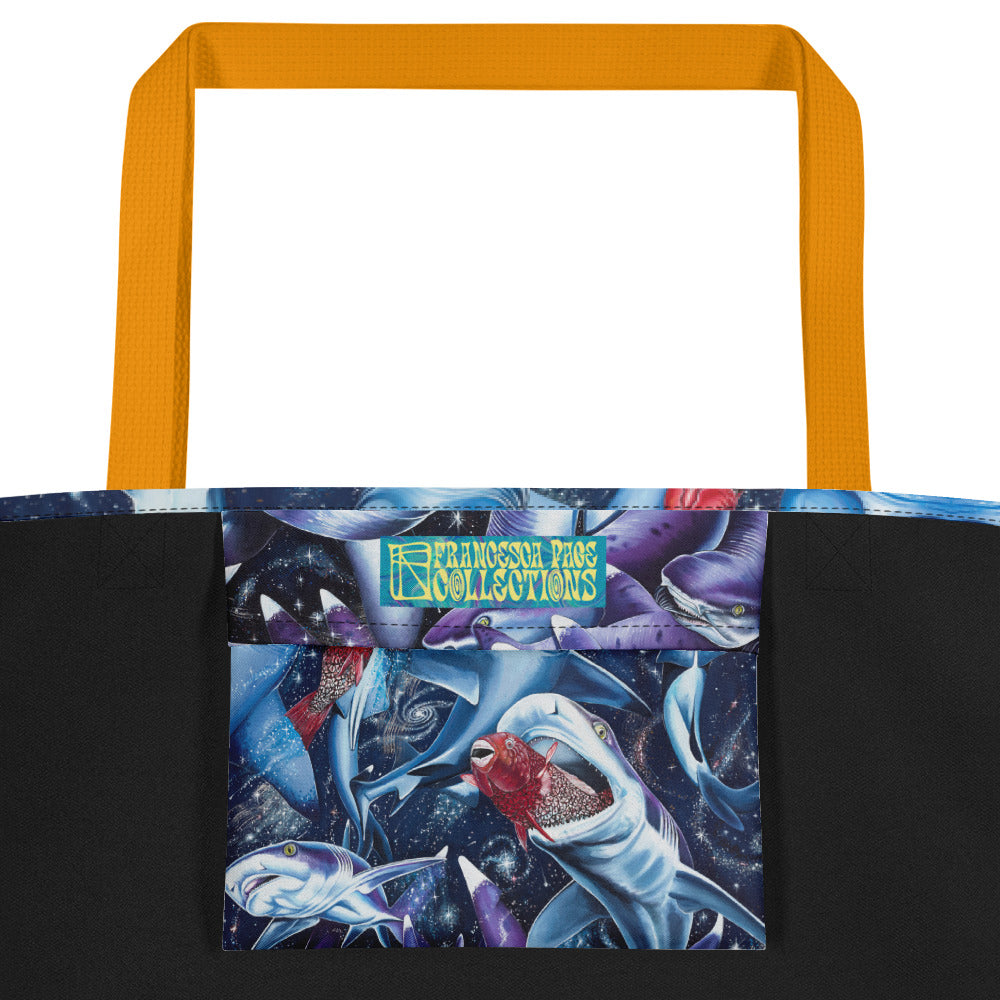 Cosmic Lovers Large Tote Bag