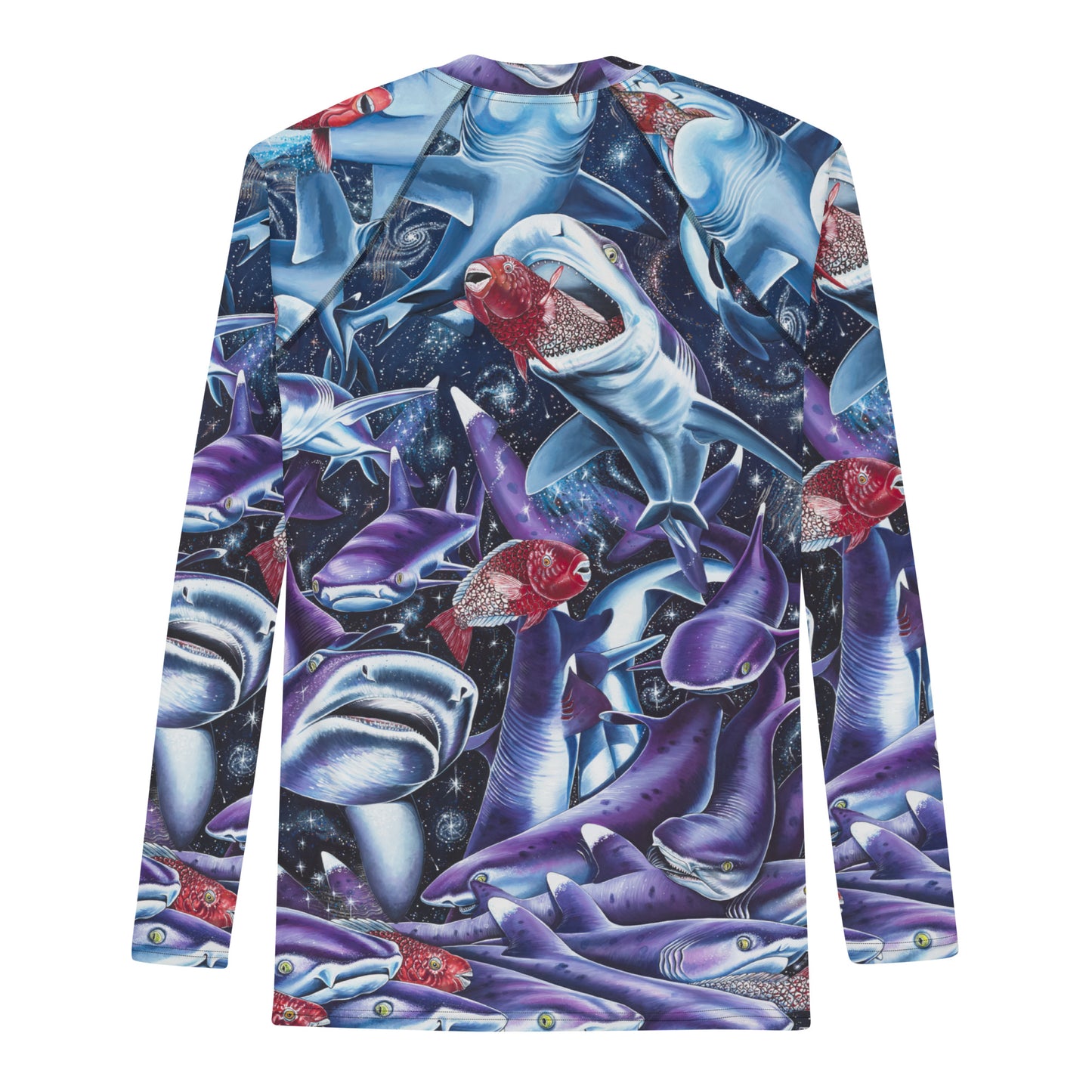 Cosmic Lovers Full Print Men's Rash Guard