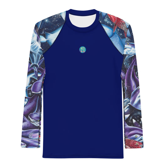 Cosmic Lovers Men's Rash Guard