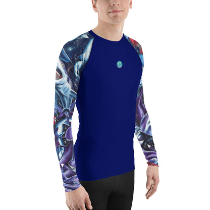 Cosmic Lovers Men's Rash Guard