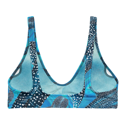 Groovy Whale Shark Eco bikini Top