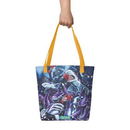 Cosmic Lovers Small Tote Bag