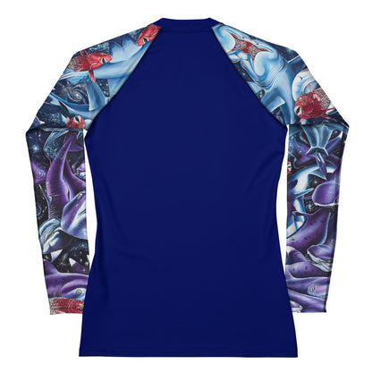 Cosmic Lovers Women's Rash Guard