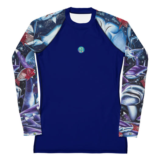 Cosmic Lovers Women's Rash Guard