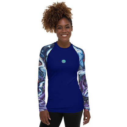 Cosmic Lovers Women's Rash Guard