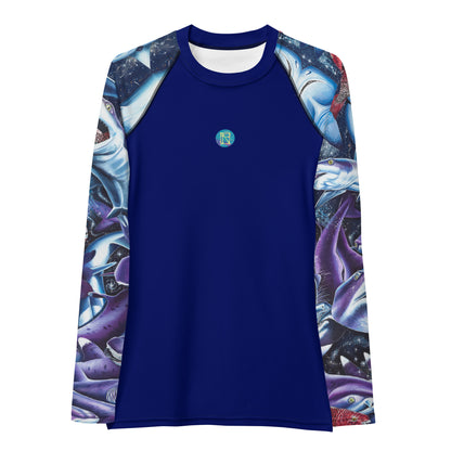 Cosmic Lovers Women's Rash Guard