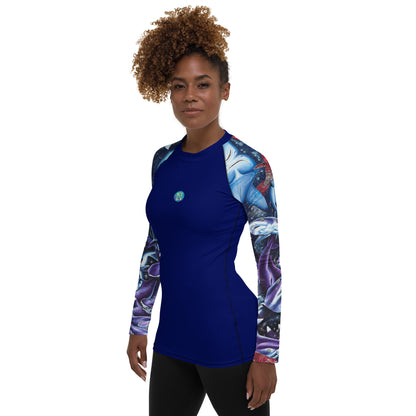 Cosmic Lovers Women's Rash Guard