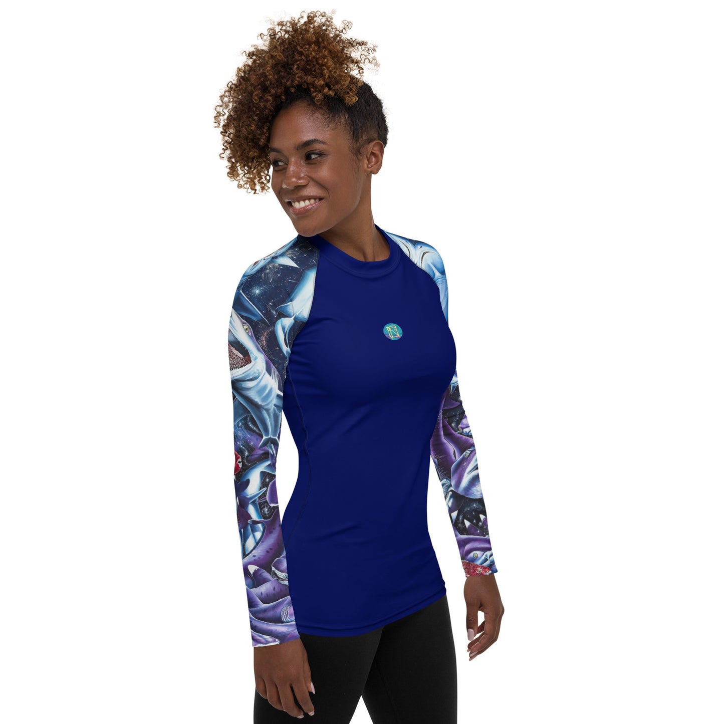 Cosmic Lovers Women's Rash Guard