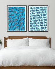 Load image into Gallery viewer, Groovy Whale Shark Illustration Print
