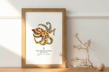 Load image into Gallery viewer, Blue-Ringed Octopus Scientific Print

