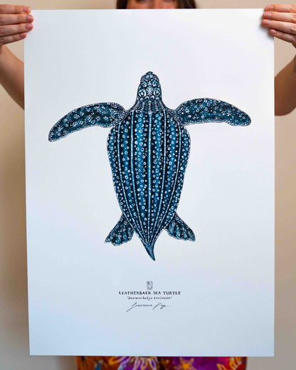 Leatherback Sea Turtle - A2 Original Painting