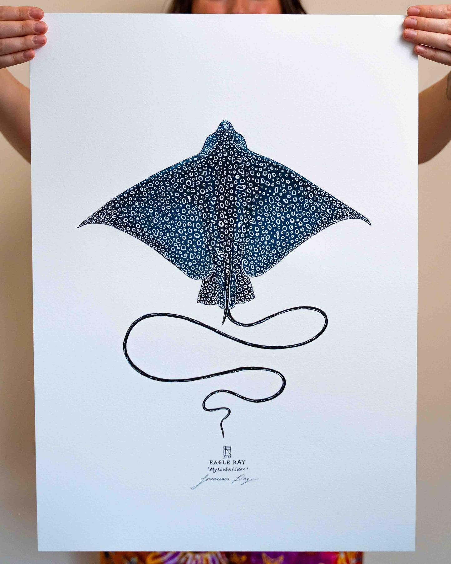 Eagle Ray - A2 Painting