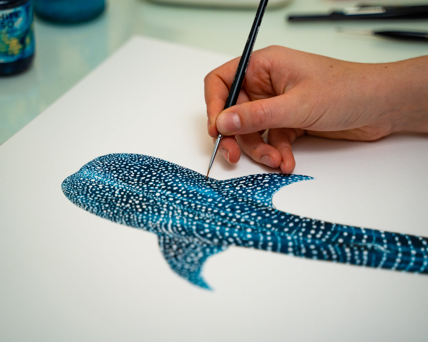 Whale Shark - A2 Original Painting