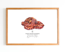 Load image into Gallery viewer, Giant Pacific Octopus Scientific Print
