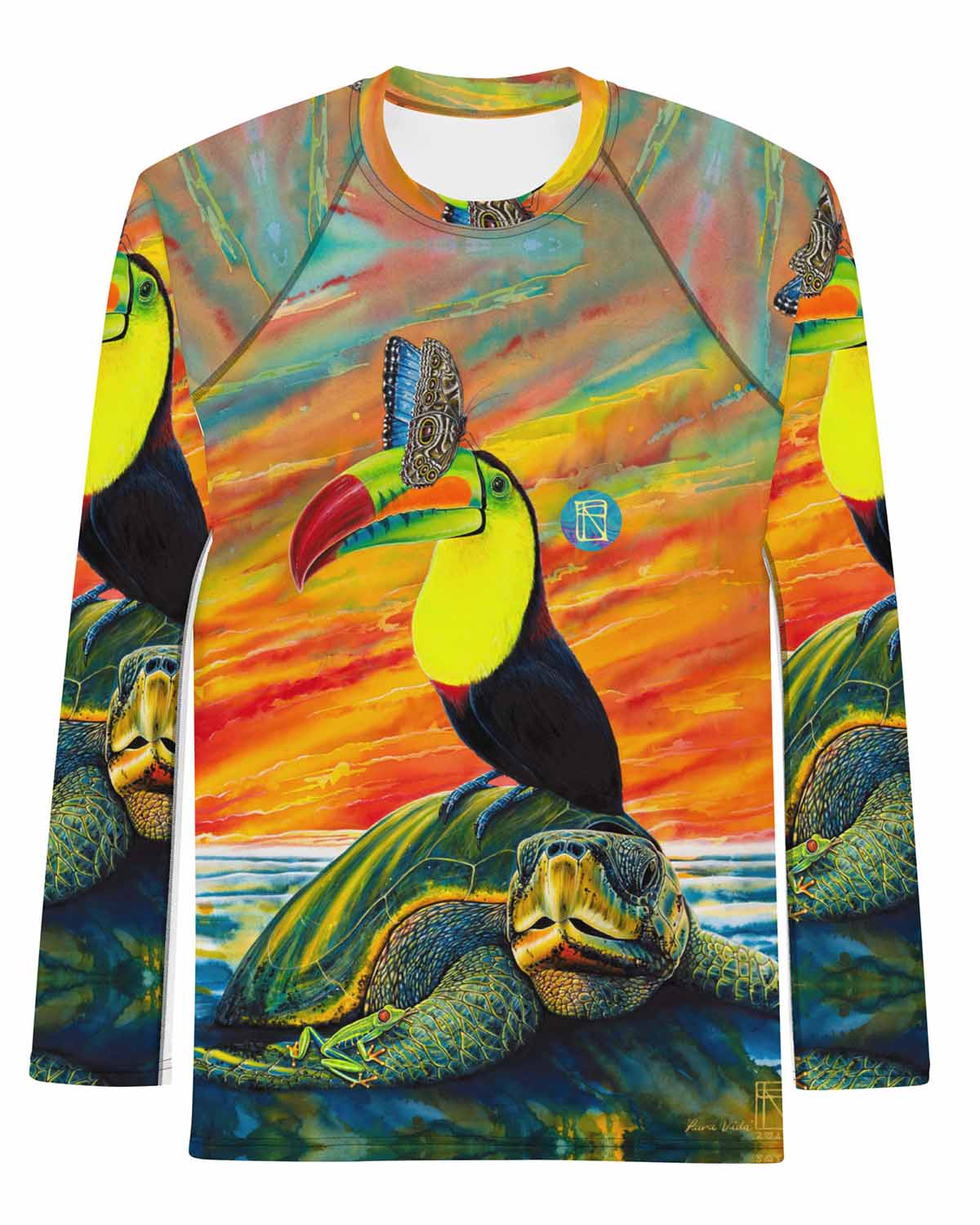 Pura Vida Full Print Men's Rash Guard