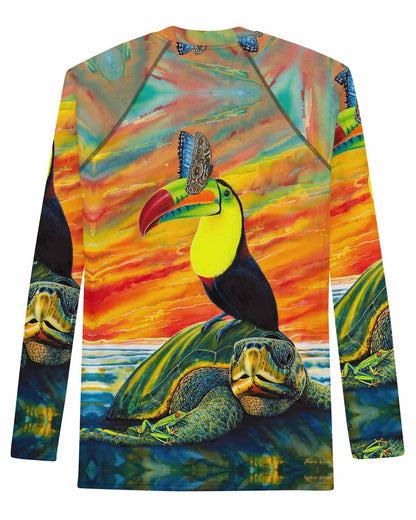 Pura Vida Full Print Men's Rash Guard