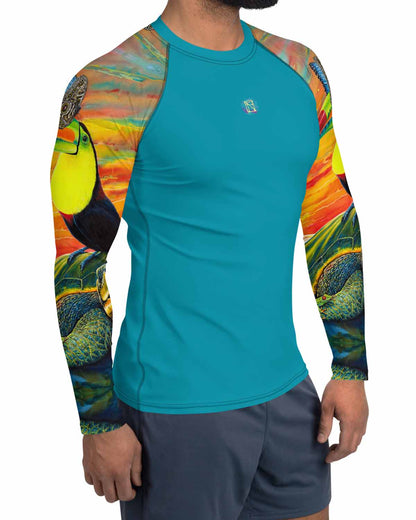 Pura vida Men's Rash Guard