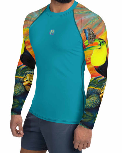 Pura vida Men's Rash Guard