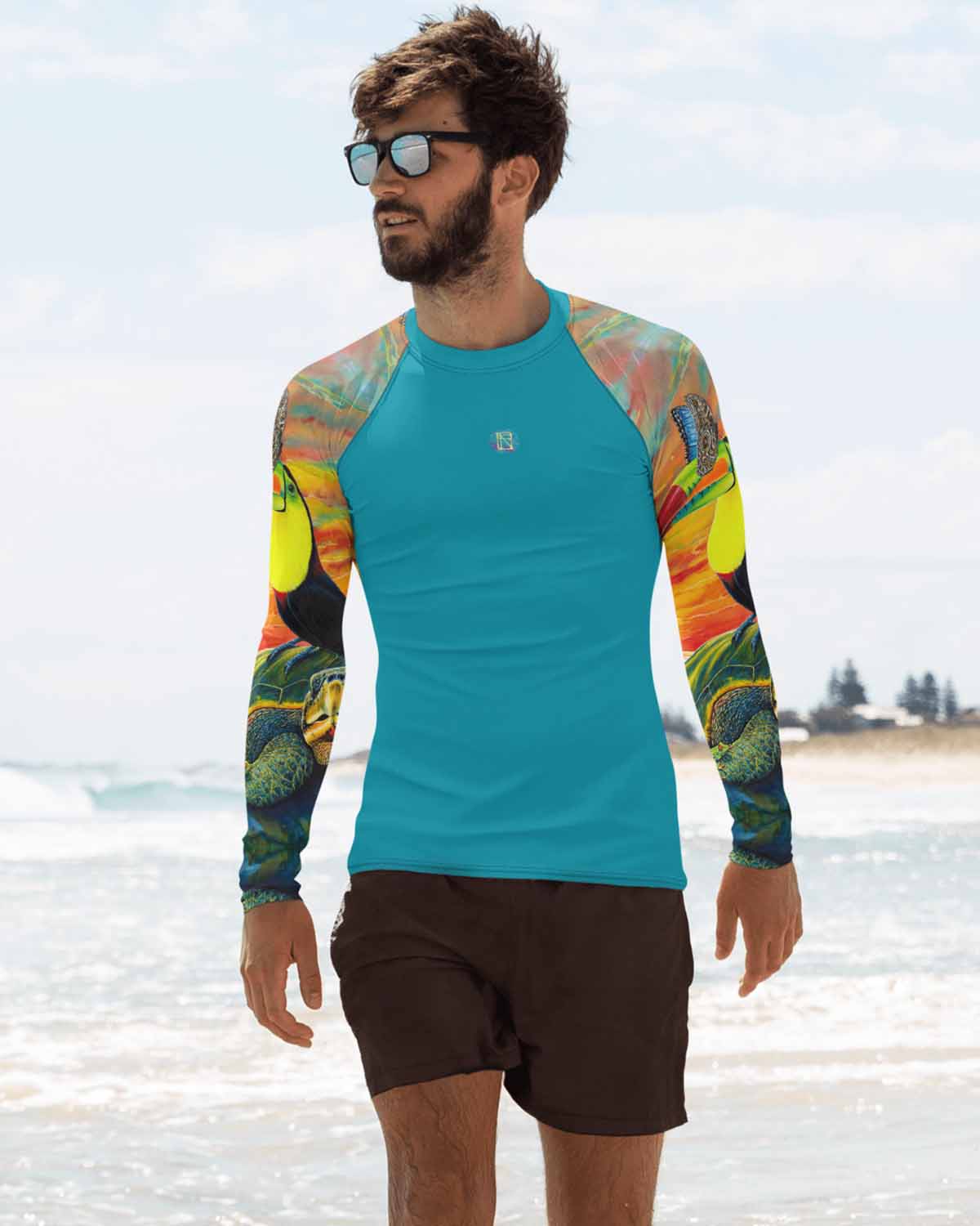 Pura vida Men's Rash Guard