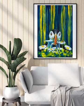 Puffin To worry about Giclée Print