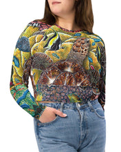 Load image into Gallery viewer, Rainbow City Eco Swim Long-Sleeve top
