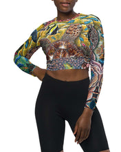 Load image into Gallery viewer, Rainbow City Eco Swim Long-Sleeve top
