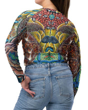 Load image into Gallery viewer, Rainbow City Eco Swim Long-Sleeve top
