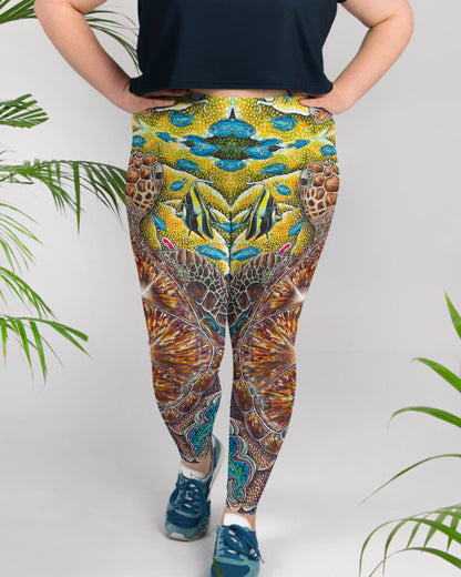 Rainbow City Curve Yoga Leggings