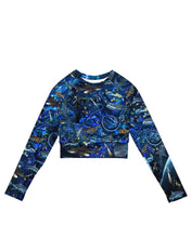 Load image into Gallery viewer, Space Shark Eco Swim Long-Sleeve top
