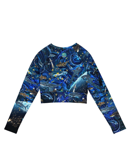 Space Shark Eco Swim Long-Sleeve top