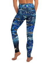 Load image into Gallery viewer, Space shark Yoga Leggings
