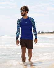 Load image into Gallery viewer, Space Shark Men&#39;s Rashguard
