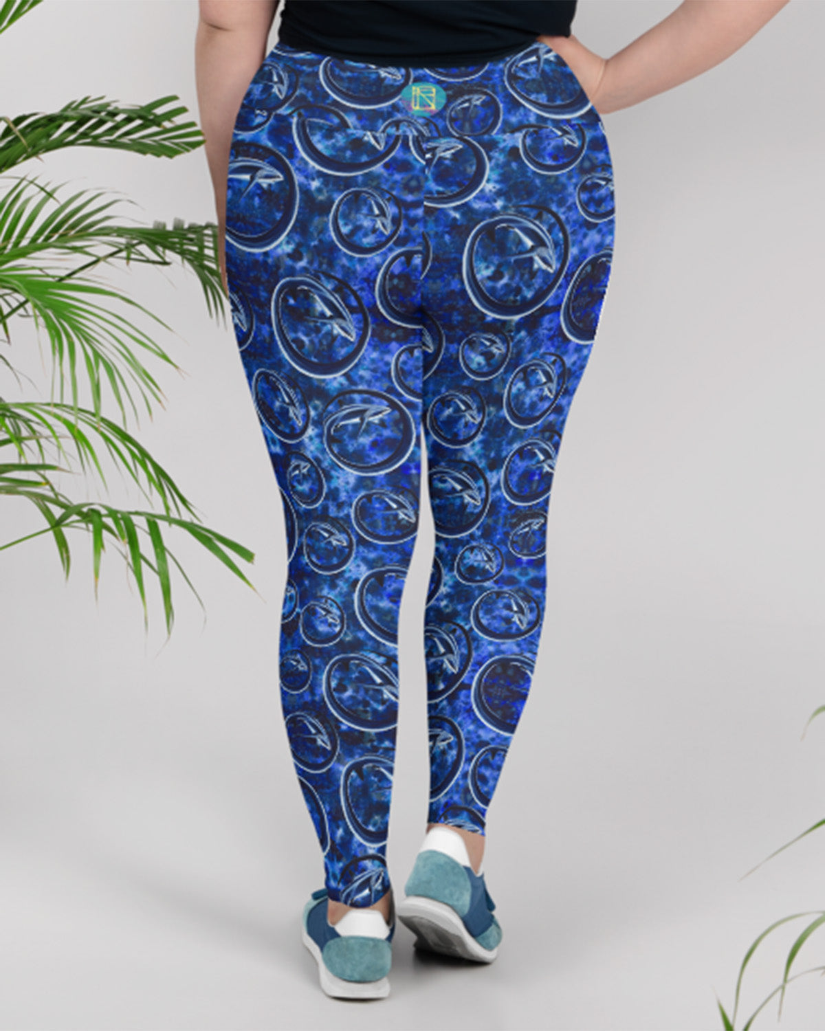 Thresher Shark Curve Yoga Leggings